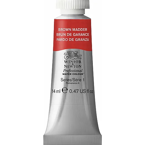 Winsor & Newton W&n Prof. Water Colour 14ml Tube Krappbraun