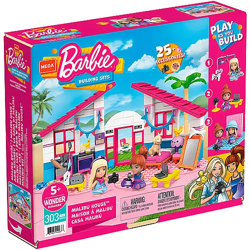 Mega Construx Barbie Malibu Haus (303Teile)