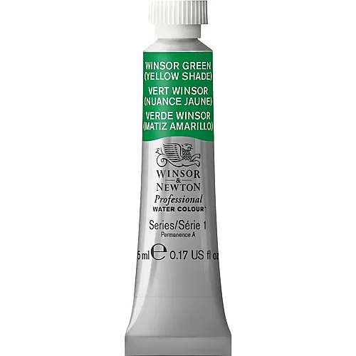 Winsor & Newton W&n Prof. Water Colour 5ml Tube Winsorgr�n(gelbton)