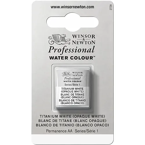 Winsor & Newton W&n Prof. Water Colour 1/2 N�pfchen Titanweiss (opakes Weiss