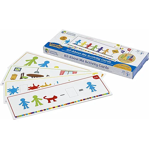 Learning Resources All About Me Aktionskarten Familien-Spielfiguren, Mathematikspiel f�r Kinder, Z�hlen, Farben erkennen und Muster