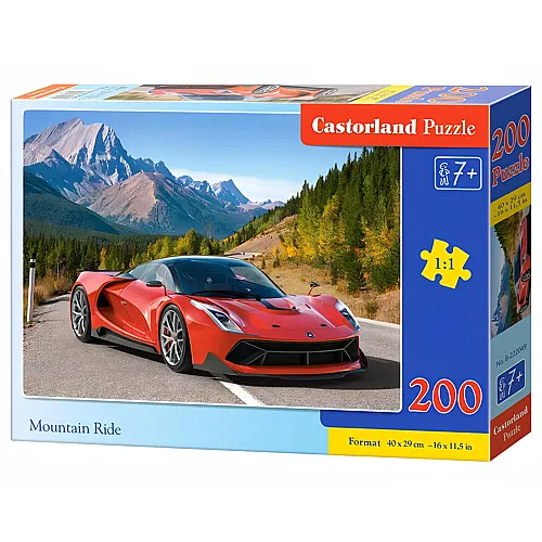 Castorland Puzzle Mountain Ride - 200 Teile