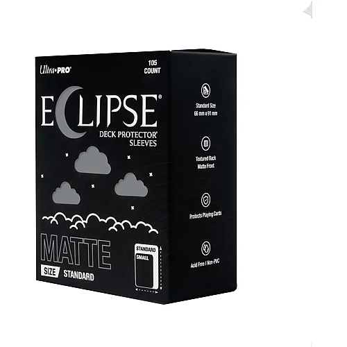 Ultra Pro ECLIPSE Matte Grey Deck Protector Sleeves Standard (105)