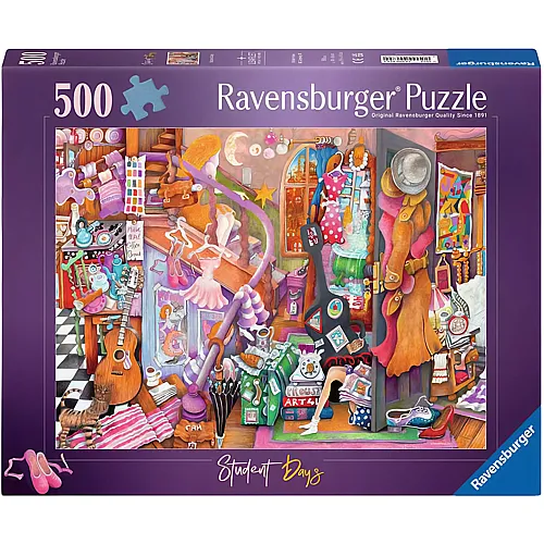 Ravensburger Puzzle Das Studentenzimmer - 500 Teile