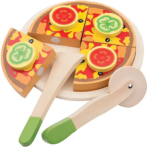 New Classic Toys Bon Appetit Schneide-Spiel Pizza Gemse