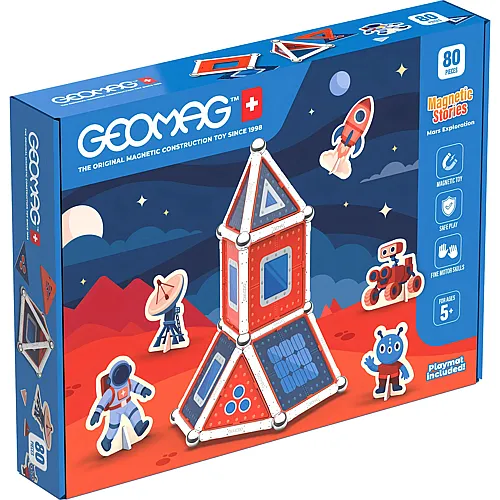 Geomag Magnetic Stories Mars 80 Teile