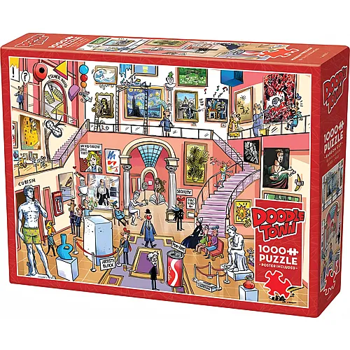 Cobble Hill Puzzle DoodleTown Museum Mischief - 1000 Teile