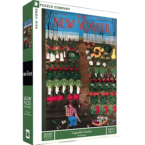 New York Puzzle Company The New Yorker - Vegetable Garden - 1000 Teile