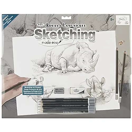 Royal & Langnickel R&l Sketching GM Rhinoceros 32.4x40cm