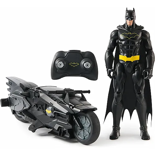 RC Batcycle mit Batman Actionfigur 30cm