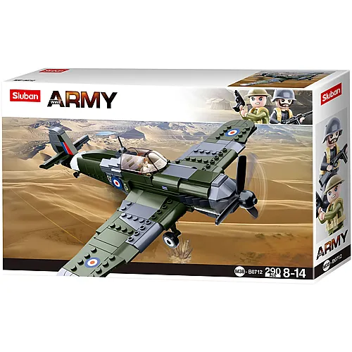 WWII Figther of the British Army 290Teile