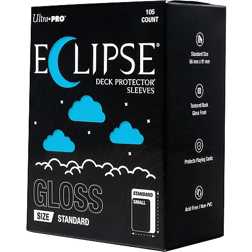 Ultra Pro ECLIPSE Gloss Sky Blue Deck Protector Sleeves Standard (105)