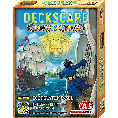 Abacus Spiele Deckscape - Die Pirateninsel
