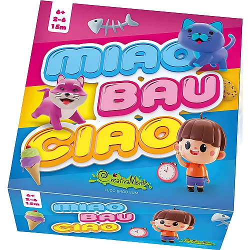 CreativaMente Spiele Miao bau ciao (IT)