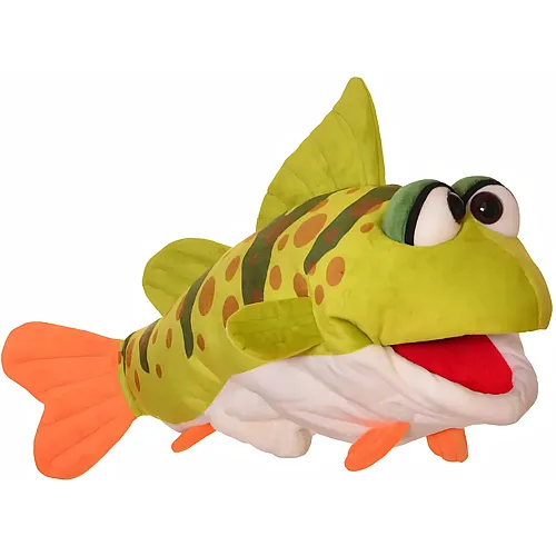Living Puppets Handspieltiere Handpuppe Sn�ppa der hellgr�ne Fisch - 21 cm