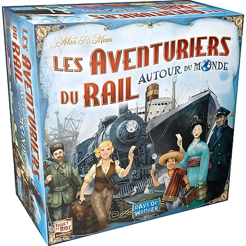 Days of Wonder Ttr Les Aventuriers DU Rail Autour DU Monde (FR)
