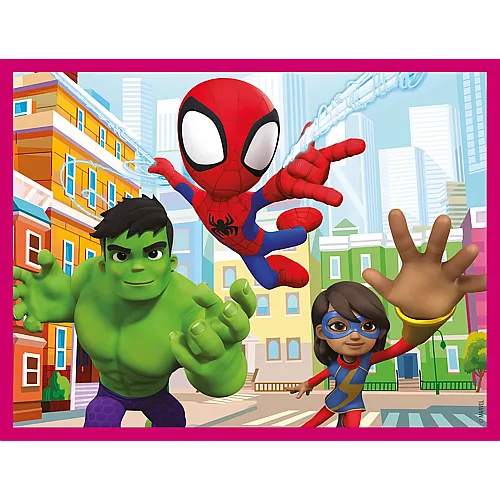 Clementoni Avengers Blockpuzzle Spidey und seine erstaunlichen Freunde (12Teile)