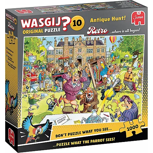 WASGIJ Retro Original 10 - Antique Hunt 1000Teile