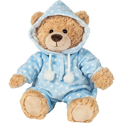 Schlafanzugb�r Blau - 30 cm