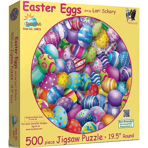 SunsOut Puzzle Lori Schory Easter Eggs - 500 Teile