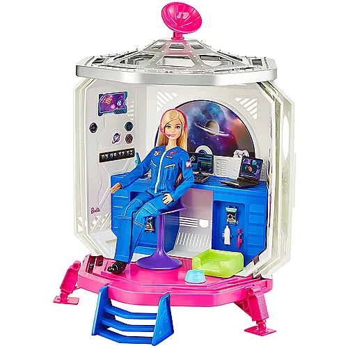 Barbie Weltraum Abenteuer Raumstation Spielset mit Puppe