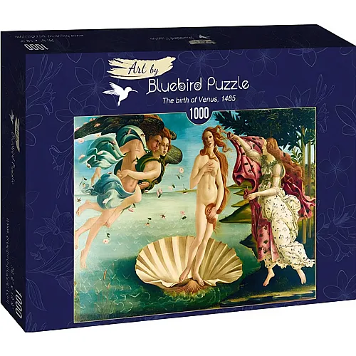 Bluebird Puzzle Sandro Botticelli - The birth of Venus, 1485 - 1000 Teile