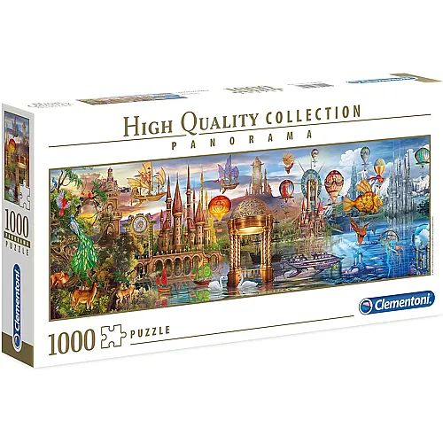 Clementoni Puzzle High Quality Collection Panorama Monde Fantastique - 1000 Teile