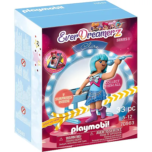 PLAYMOBIL EverDreamerz Series 3 Clare - Music World 70583