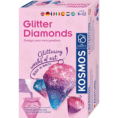 Kosmos Glitzer-Diamanten, Funkelnde Schmuck-Anh�nger gestalten