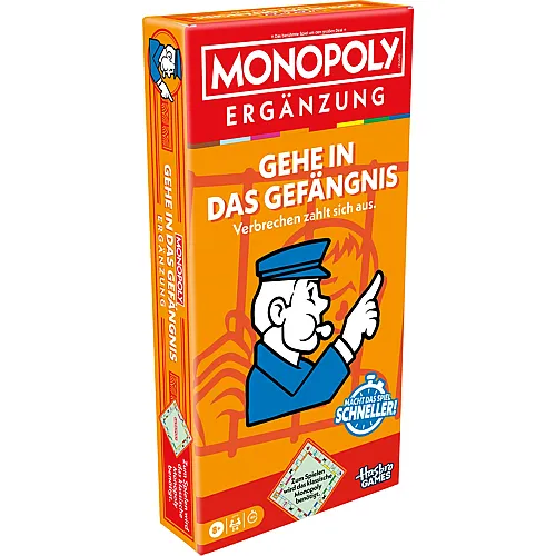 Monopoly Ergnzung Gehe in das Gefngnis DE
