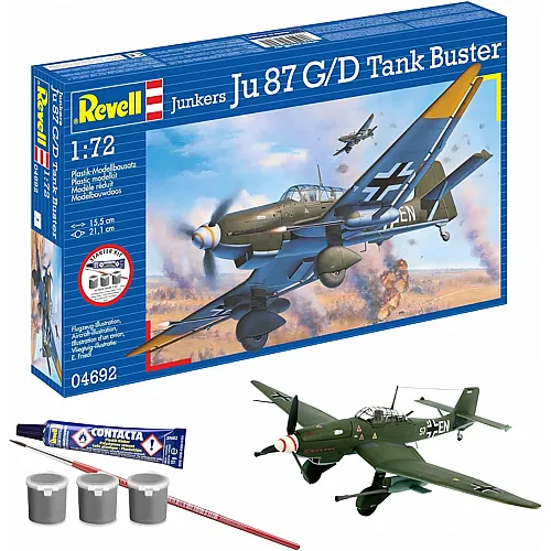 Revell Starter Kit Junkers Ju87 G/D Tank Buster