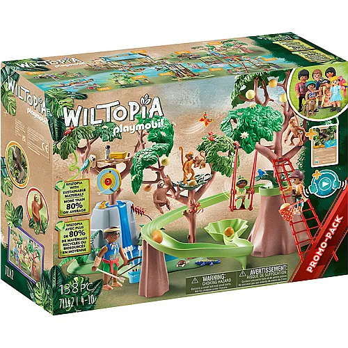 PLAYMOBIL Wiltopia Tropischer Dschungel-Spielplatz (71142)
