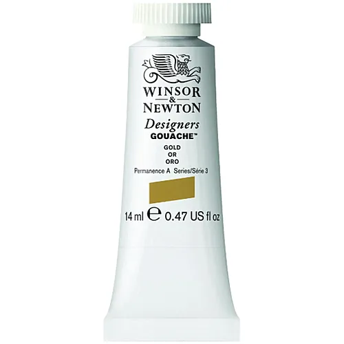 Winsor & Newton Designers Gouache Wasserbasierte K�nstlerfarbe Gold - 14ml