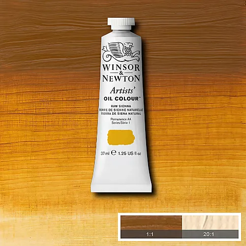 Winsor & Newton W&n Artists' Ölfarbe 37ml Tube Siena Natur