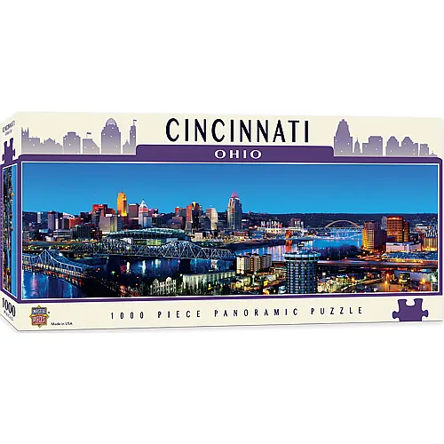Master Pieces Puzzle Panorama Cincinnati, Ohio (1000Teile)