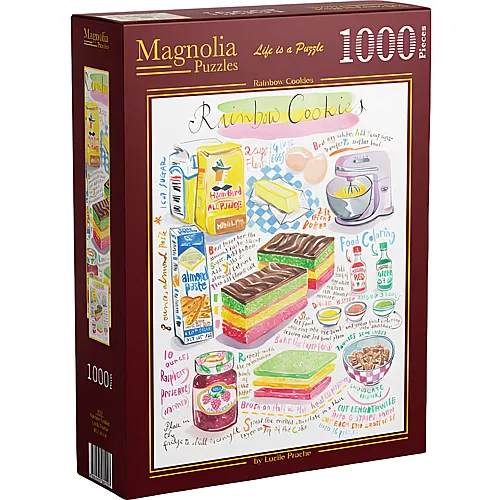 Regenbogen-Kekse 1000Teile