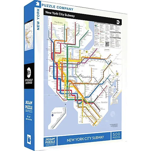 New York Subway Map 500Teile