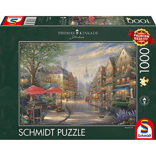 Schmidt Puzzle Thomas Kinkade Cafe in Mnchen (1000Teile)