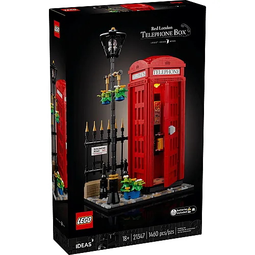Rote Londoner Telefonzelle 21347