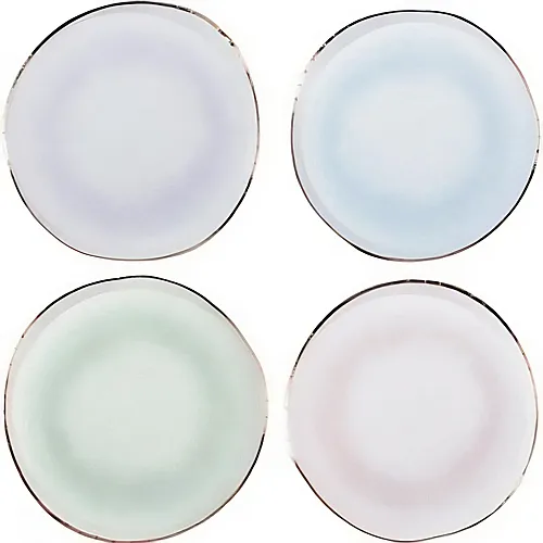 Pastell-Aquarell Teller 8Teile