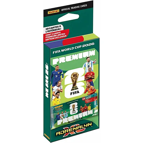 FIFA World Cup 2026 Trading Cards Game Blisterverpackung 1 Premium-Beutel mit 10 Karten