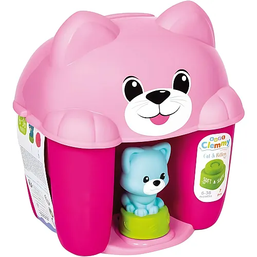 Clementoni Baby Clemmy-K�tzchen Eimer - 7 Teile