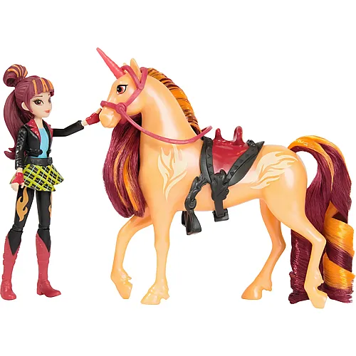 Valentina und Einhorn Cinder