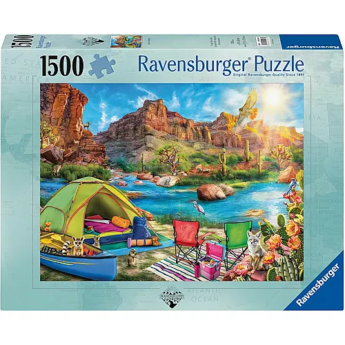 Ravensburger Puzzle Canyon Camping (1500Teile)