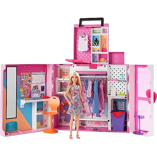 Barbie Fashion & Friends Traum-Kleiderschrank mit Puppe Blond