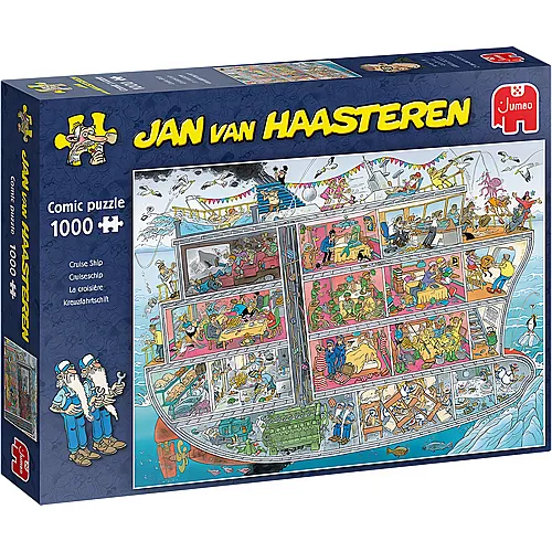 Jumbo Puzzle Jan van Haasteren Kreuzfahrtschiff (1000Teile)