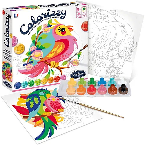 Sentosphere Colorizzy Malen nach Zahlen V�gel