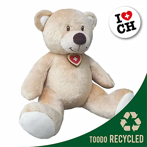 Idis Swiss Line Bär m. Herz 21cm recycelt