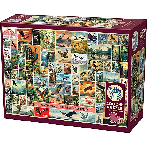 Nationale V�gel der Welt - 2000 Teile