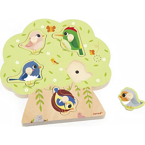 Klang Puzzle Vogelschrei - 5 Teile